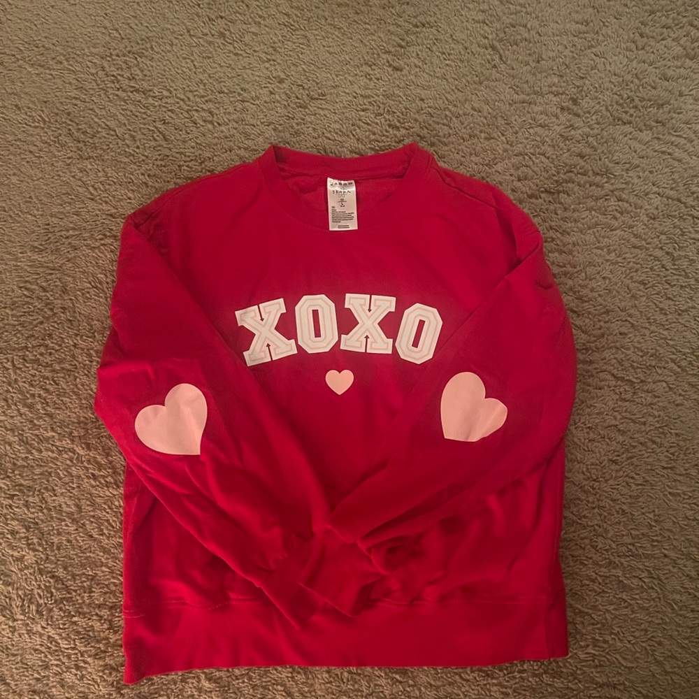 Serra Vibrant Red Sweatshirt